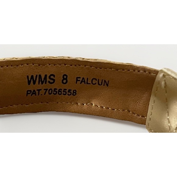 DV by Dolce Vita Fyona Fisherman Sandals Women Sz 8 Woven & Gold Buckle NWOB - Picture 11 of 12